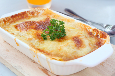 Italian lasagna の写真素材
