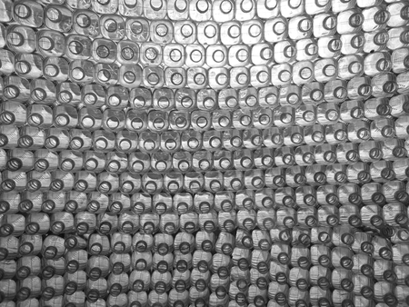 plastic bottles background textureの写真素材