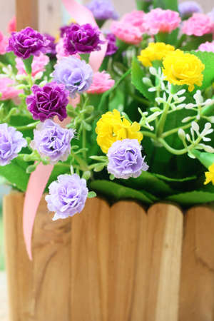 Beautiful rose of artificial flowersの写真素材