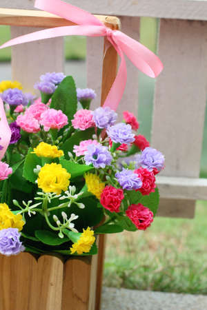 Beautiful rose of artificial flowersの写真素材