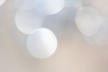 Bokeh silver lightsの写真素材