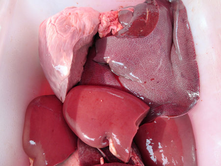 Raw pork liver