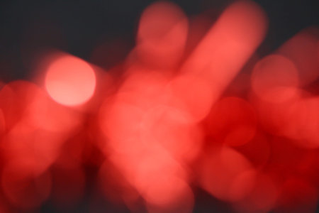 Red bokehの写真素材