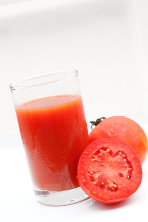 Tomato juice isolatedの写真素材