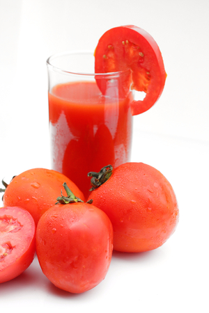 Tomato juice isolatedの写真素材