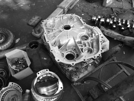 Old engineの写真素材