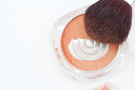make up blush isolatedの写真素材