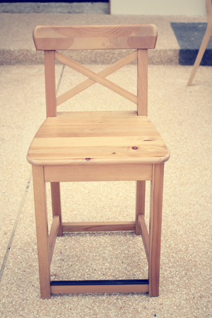 Chair in the house.の写真素材