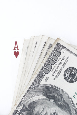  play cards and dollars