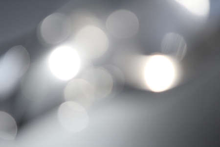 Silver bokehの写真素材