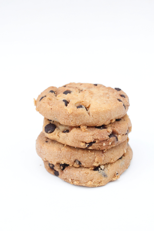 chocolate chip cookiesの写真素材