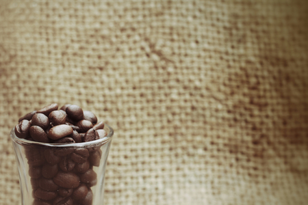 Roasted coffee beansの写真素材