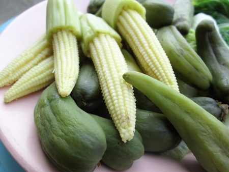 Steamed vegetablesの写真素材