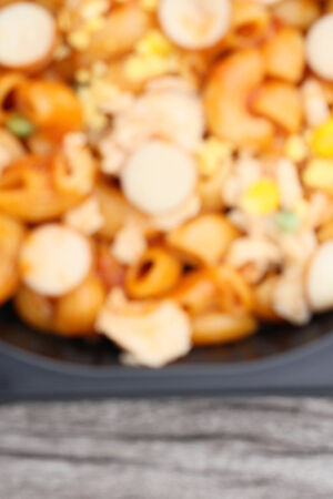 Blurred of macaroniの写真素材