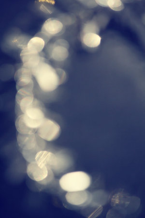 Silver bokeh