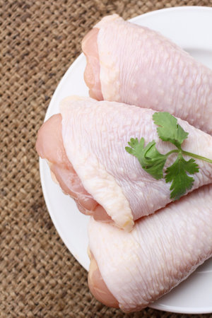 Raw chickenの写真素材