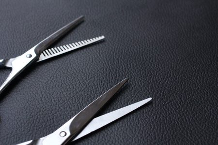 Hair cutting shearsの写真素材
