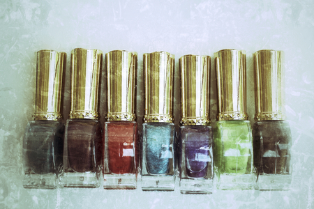 Nail polishの写真素材