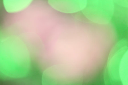 Green bokehの写真素材