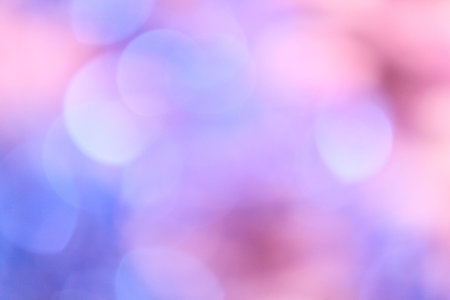 Blue bokeh