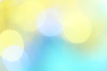 Blue bokehの写真素材