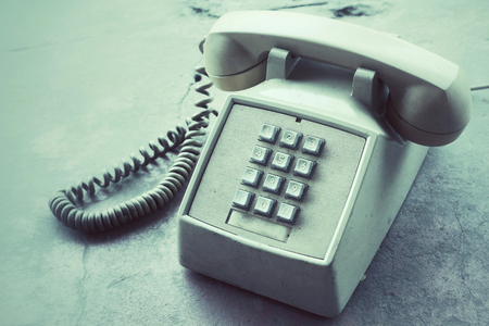 Vintage telephoneの写真素材