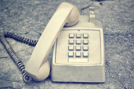 Vintage telephoneの写真素材