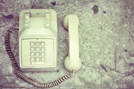 Vintage telephoneの写真素材