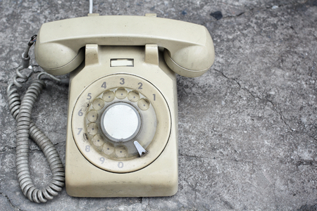Vintage telephoneの写真素材