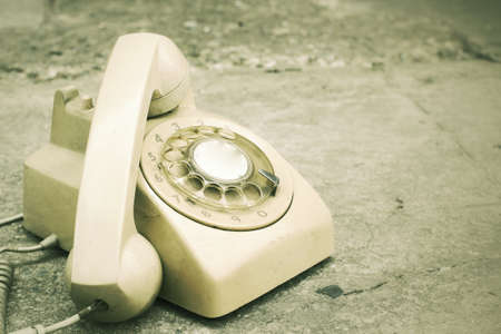 Vintage telephoneの写真素材
