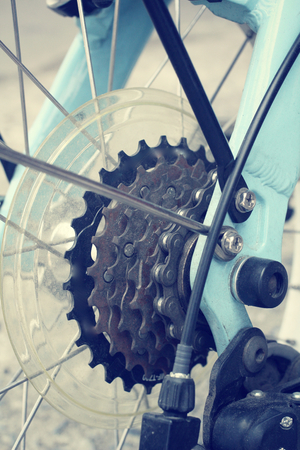 bike chainの写真素材