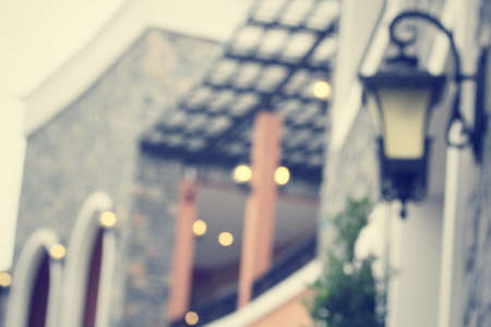 Blurred of buildingの写真素材