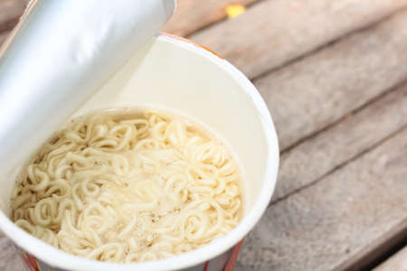instant noodlesの写真素材