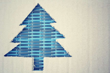 Paper christmas tree.の写真素材