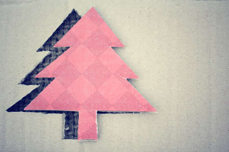 Paper christmas tree.の写真素材