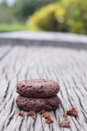 Chocolate cookiesの写真素材