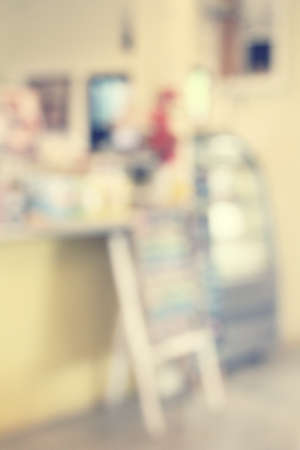 Blurred of coffee shopの写真素材