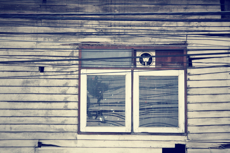 Vintage windowの写真素材