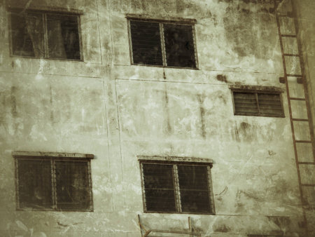 Vintage building window.