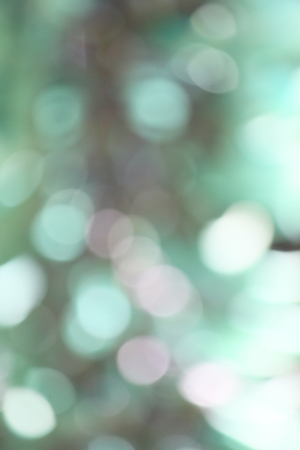 Green bokehの写真素材