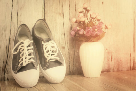 Sneakers vintageの写真素材