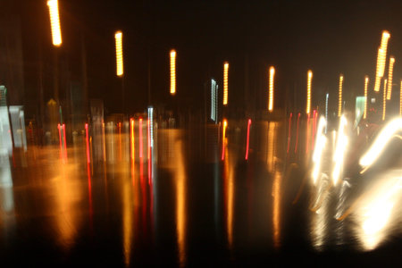 light trails