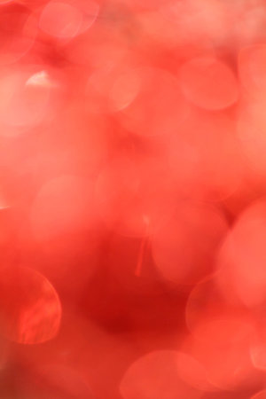 red bokehの写真素材