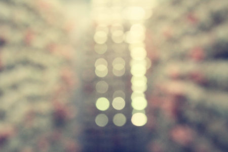 Blurred of mushroom farm.の写真素材