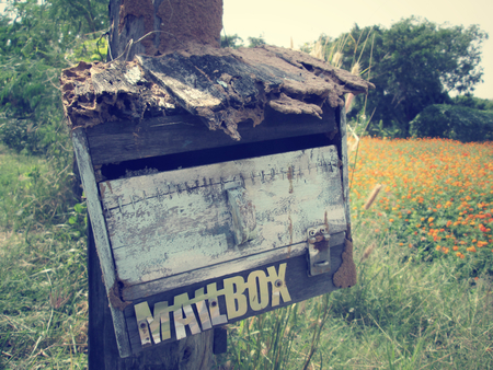 old mailboxの写真素材