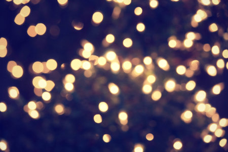 Gold bokeh