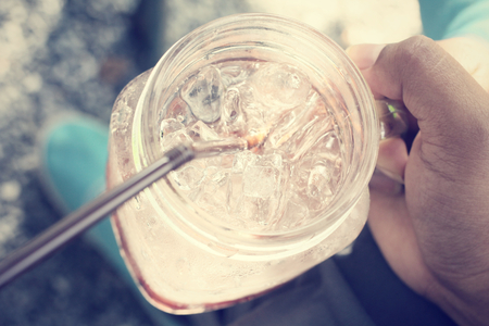 Strawberry drinkの写真素材