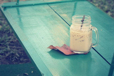 Iced coffeeの写真素材