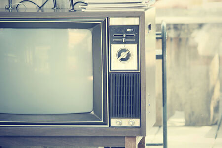 Vintage tvの写真素材