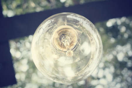 Vintage light bulbの写真素材